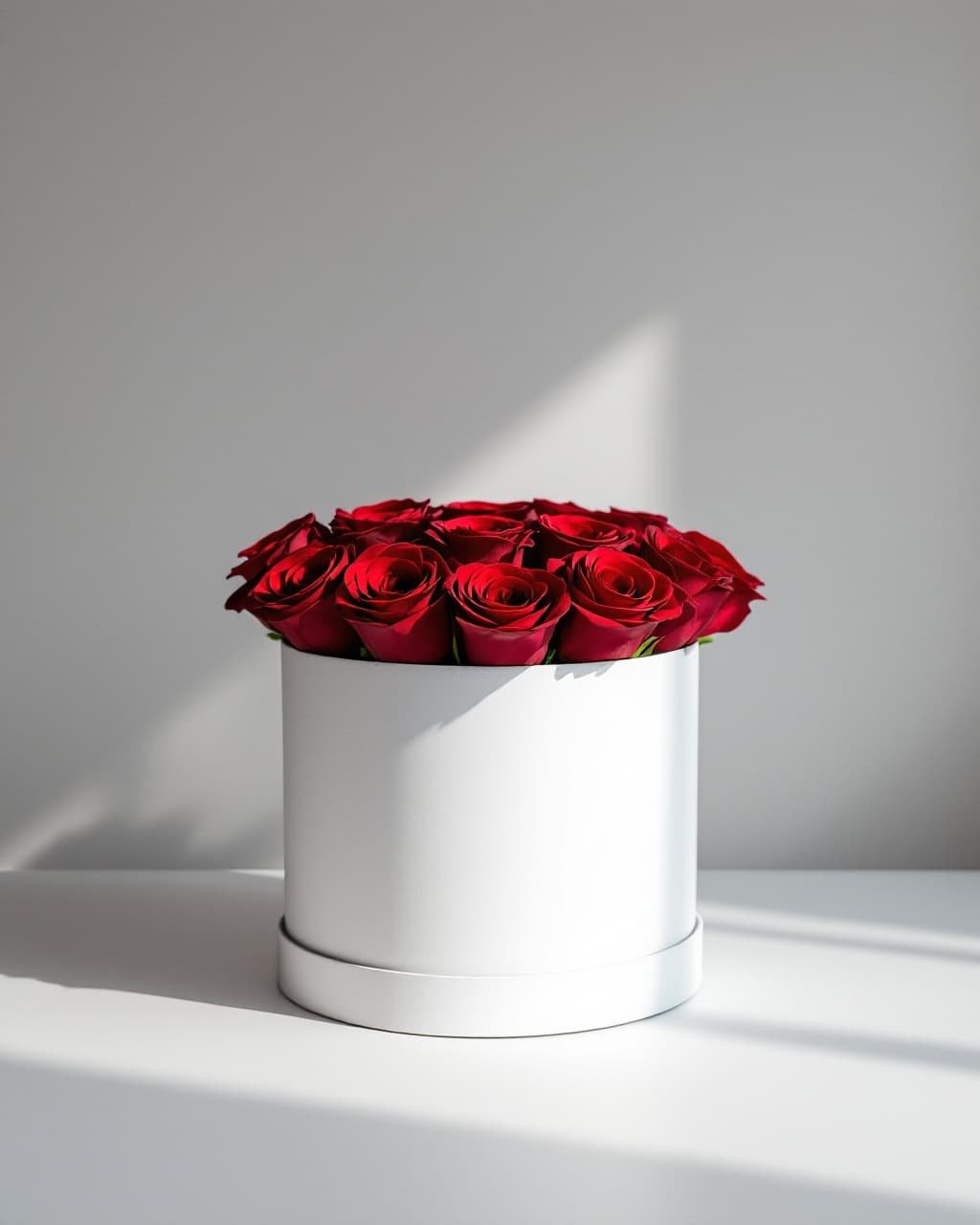 11 roses in a box
