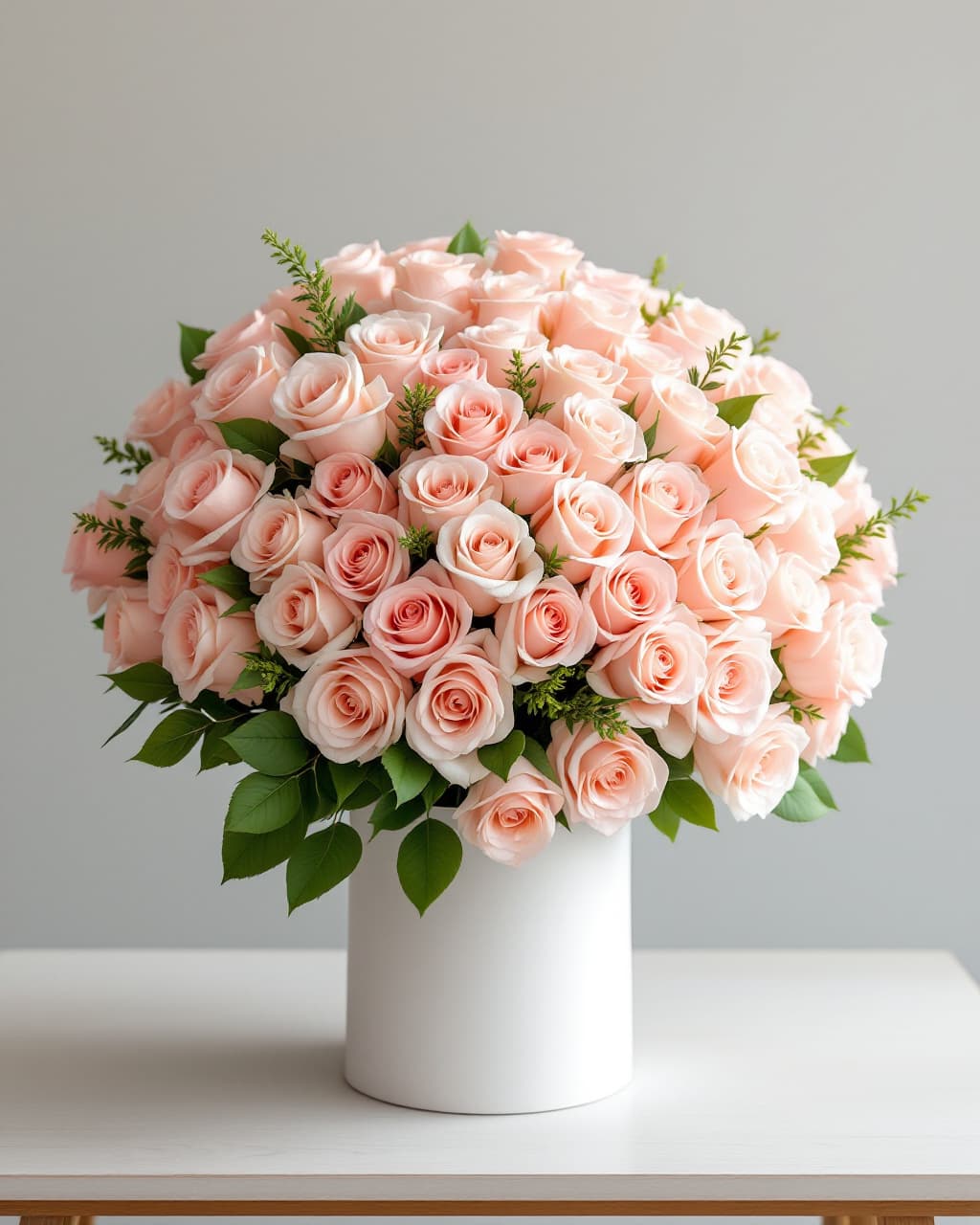 Bouquet of 101 pink roses