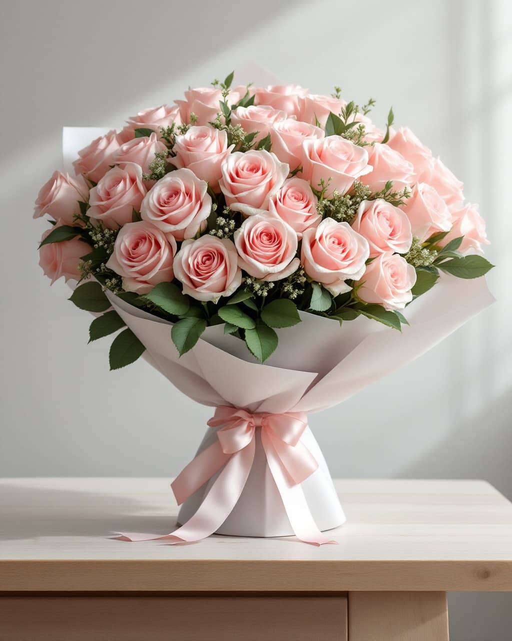 51 pink roses